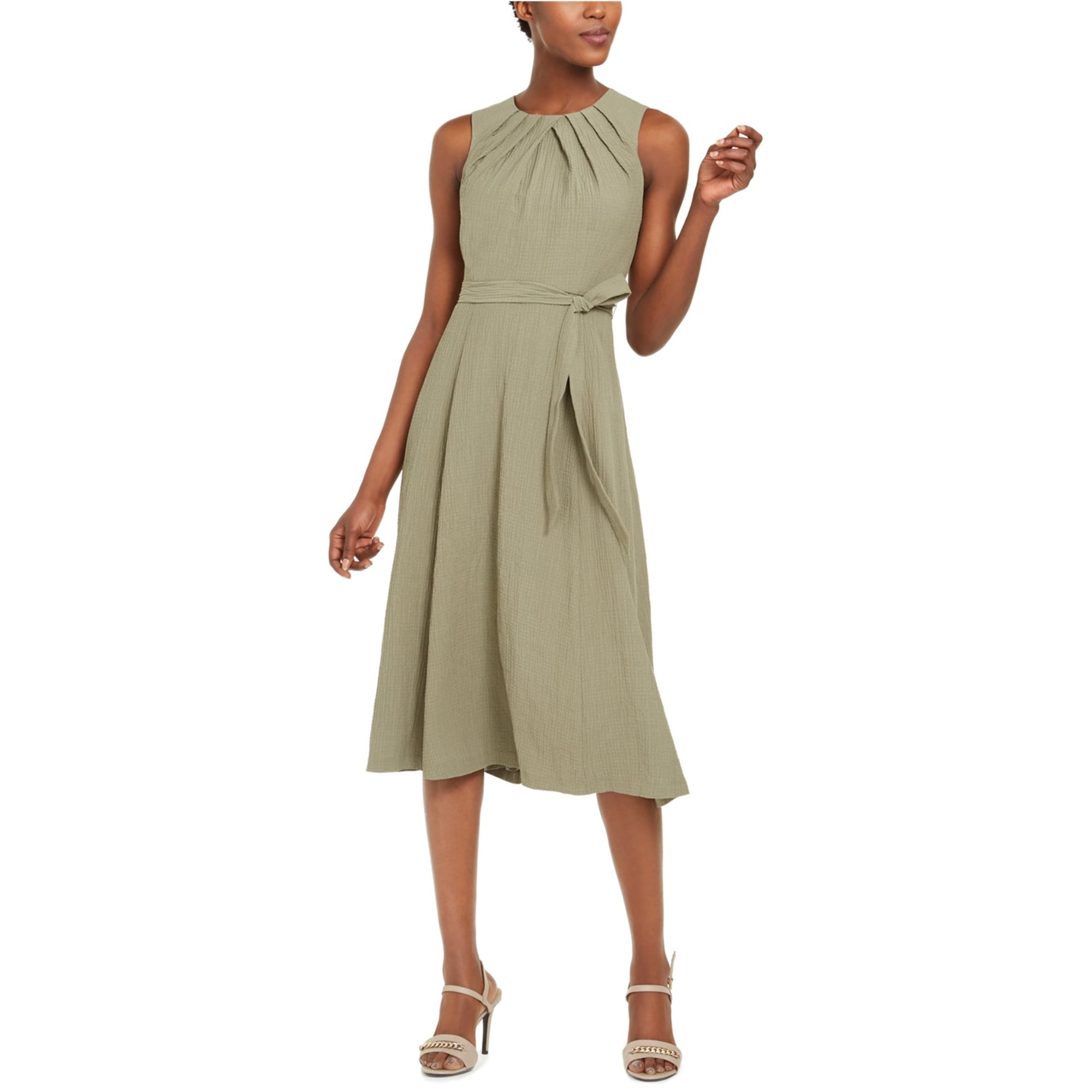 Calvin Klein Womens Solid Midi Dress ...